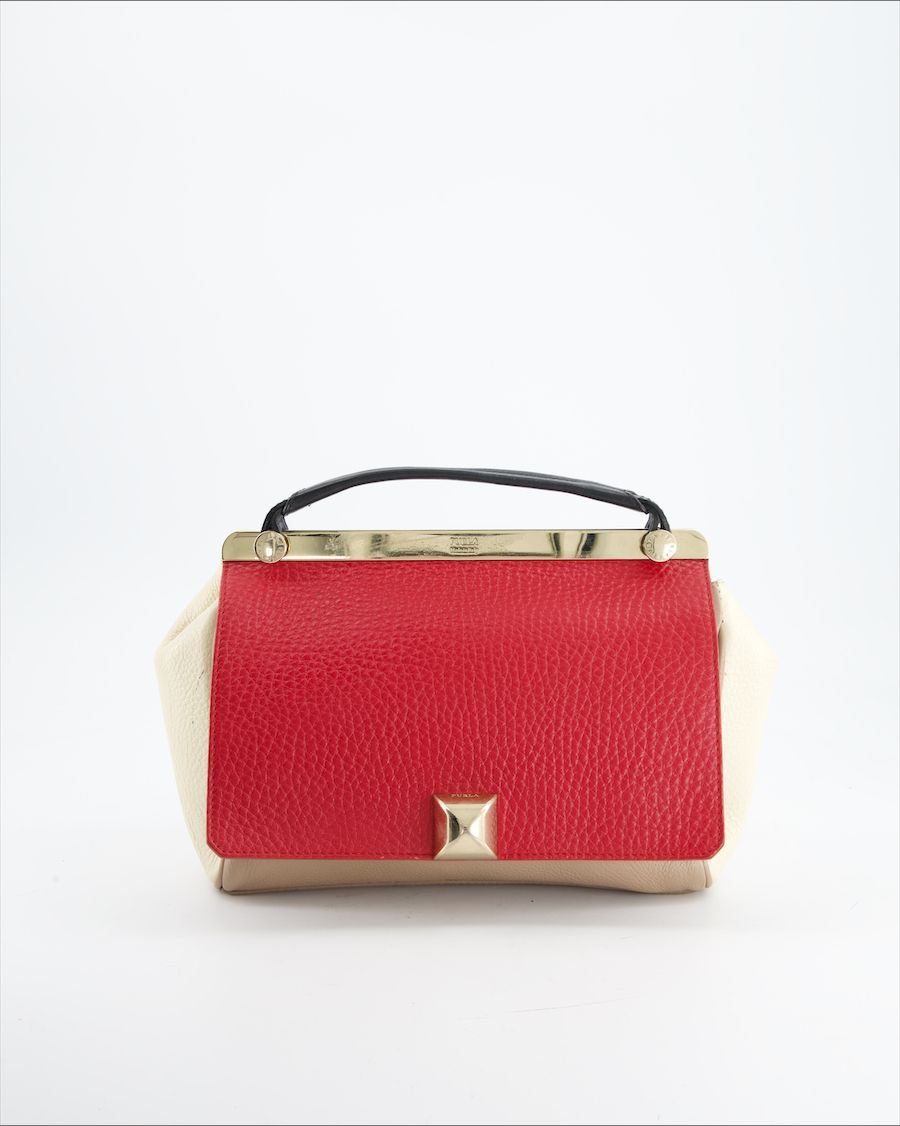 Furla Handbag Leather Beige
