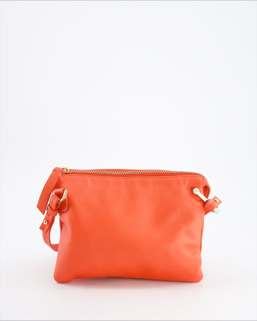 & Other Stories Crossbody Bag Leather Orange