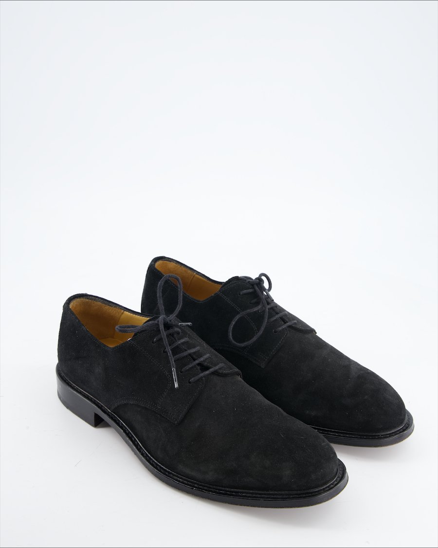 Navyboot Flats Velvet Black Eu 42
