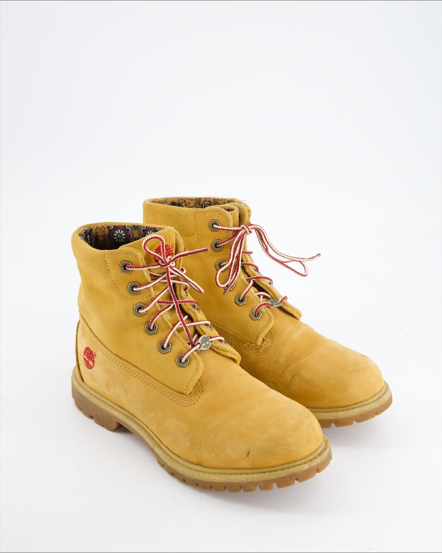 Timberland Boots Suede Camel Eu 38.5