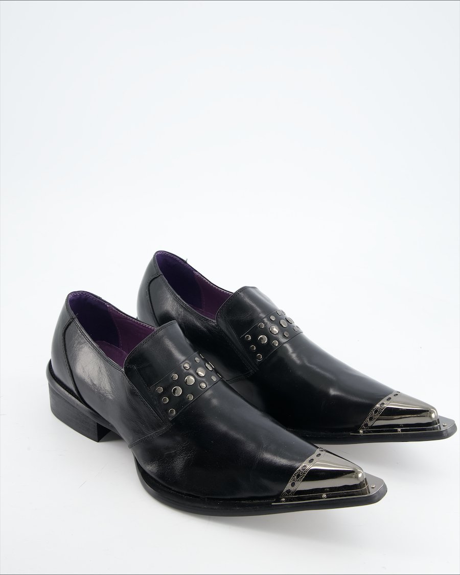 Gucinari Flats Leather Black Eu 43