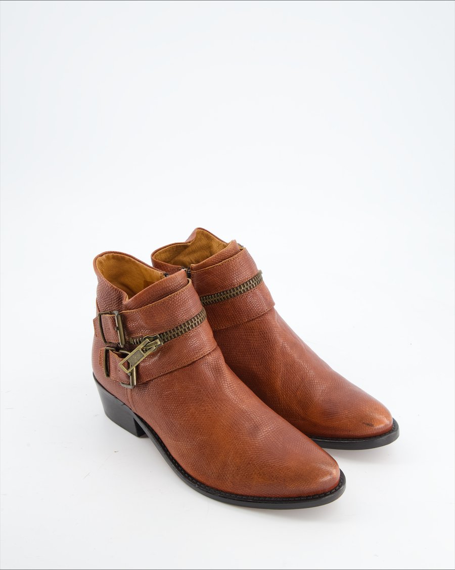 Ca Shott Boots Leather Brown Eu 39