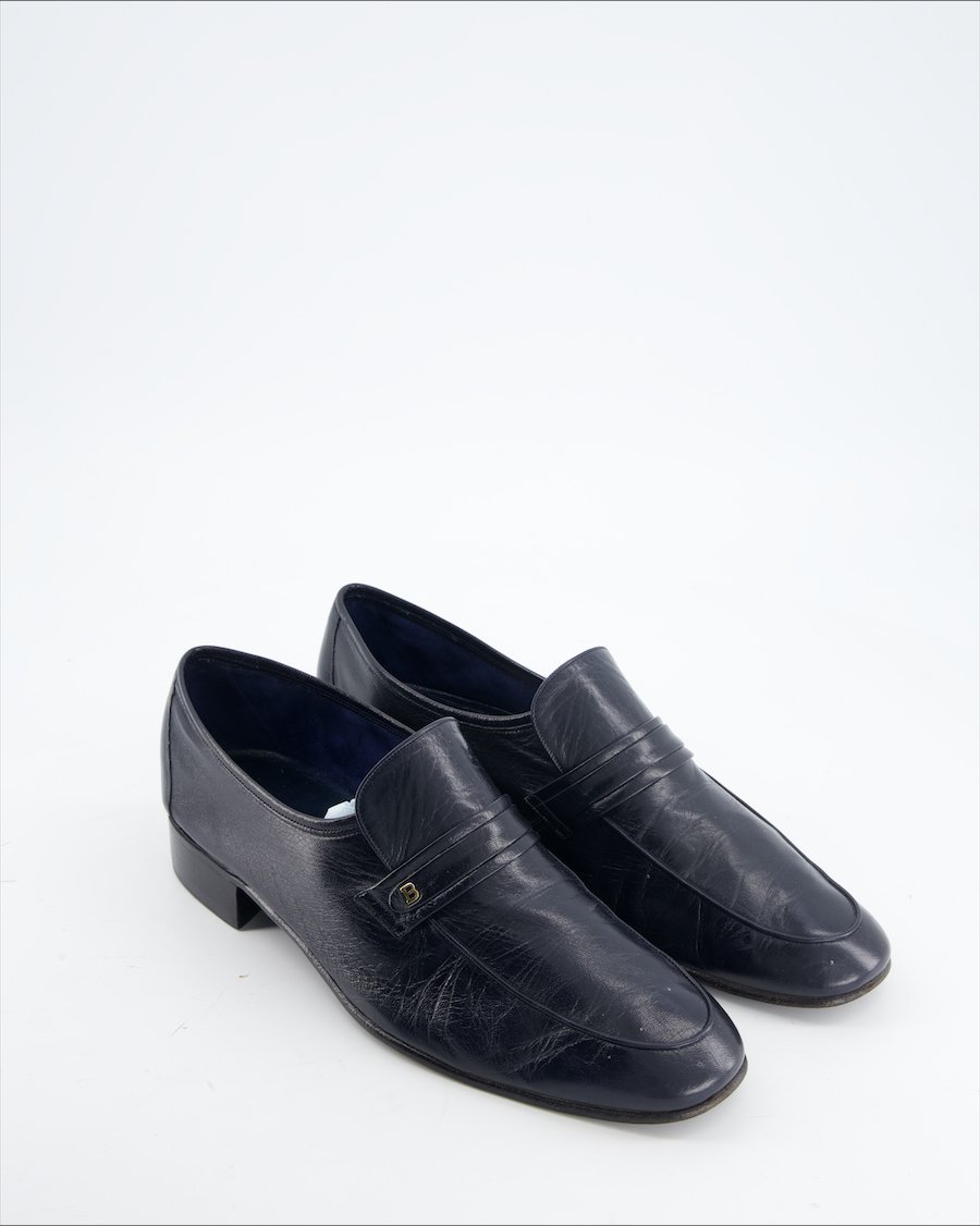 Bally Suisse Flats Leather Black Eu 40