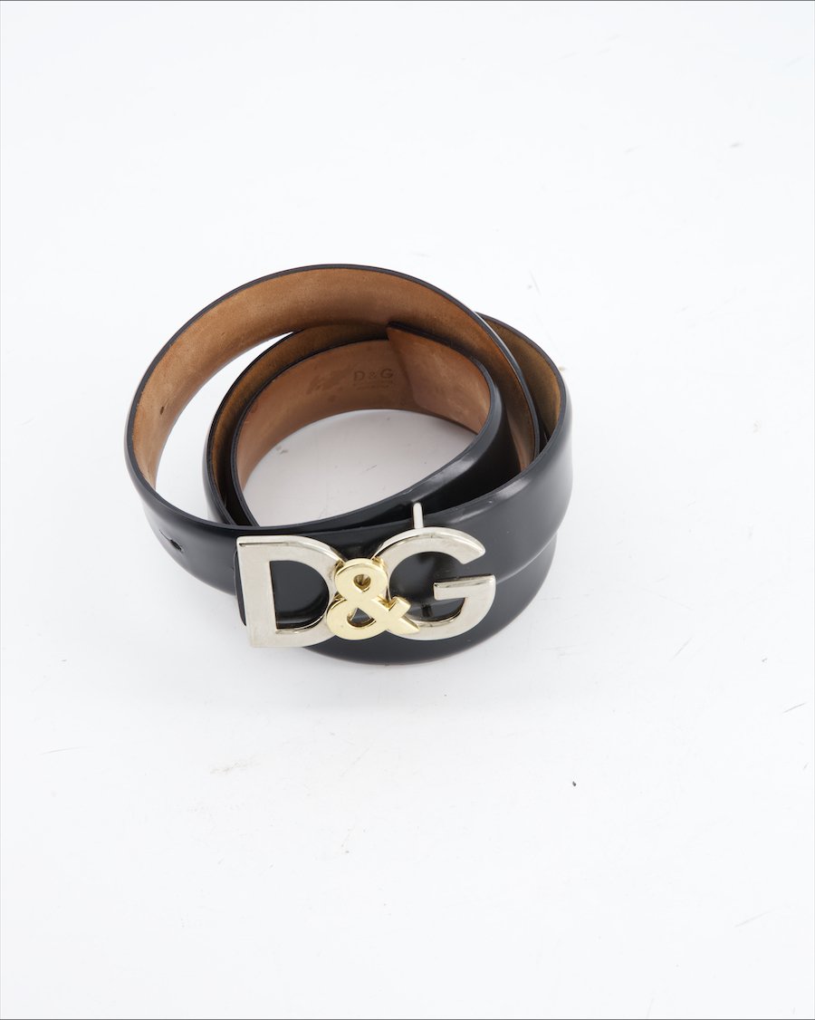 Dolce & Gabbana Belt Leather Black