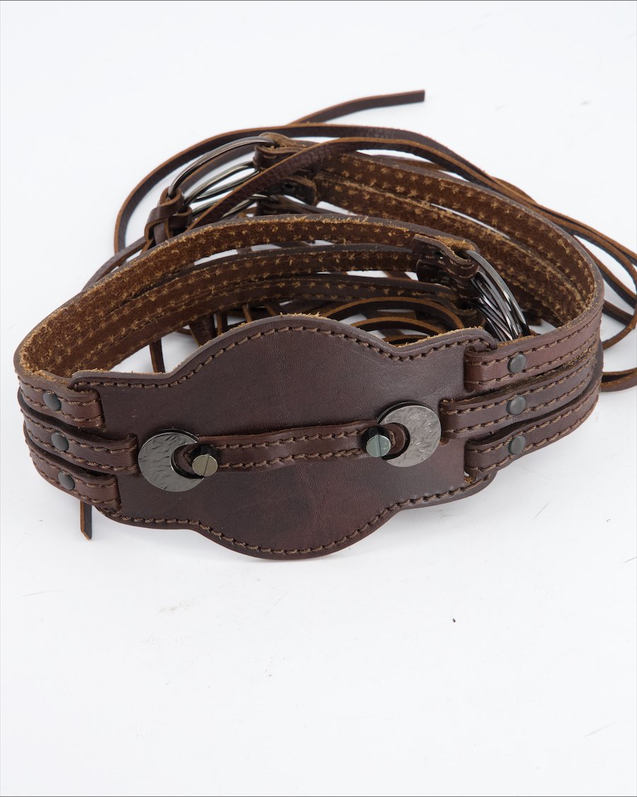 Sportmax Belt Leather Brown