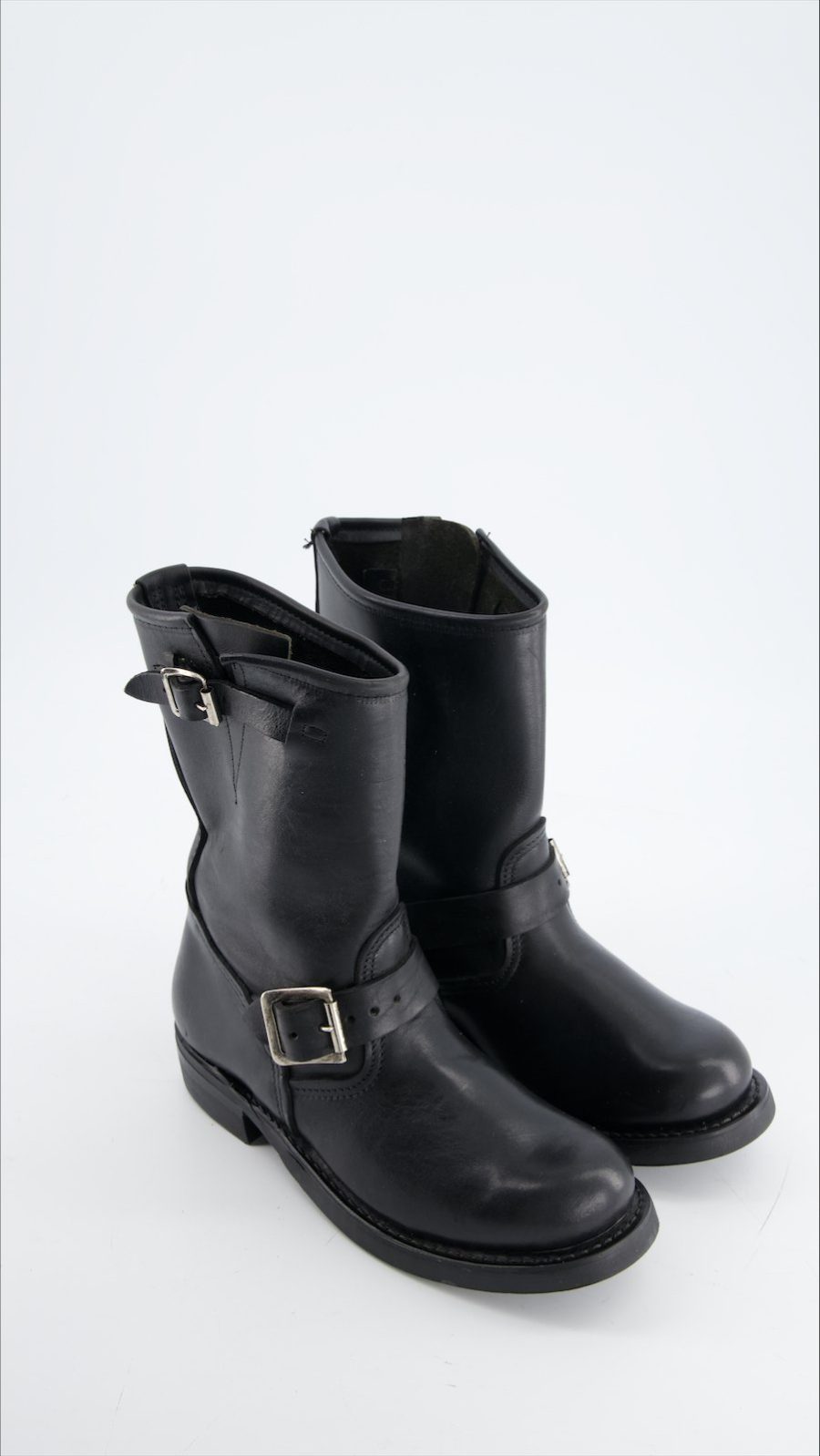 Tapper Boots Leather Black Eu 35.5
