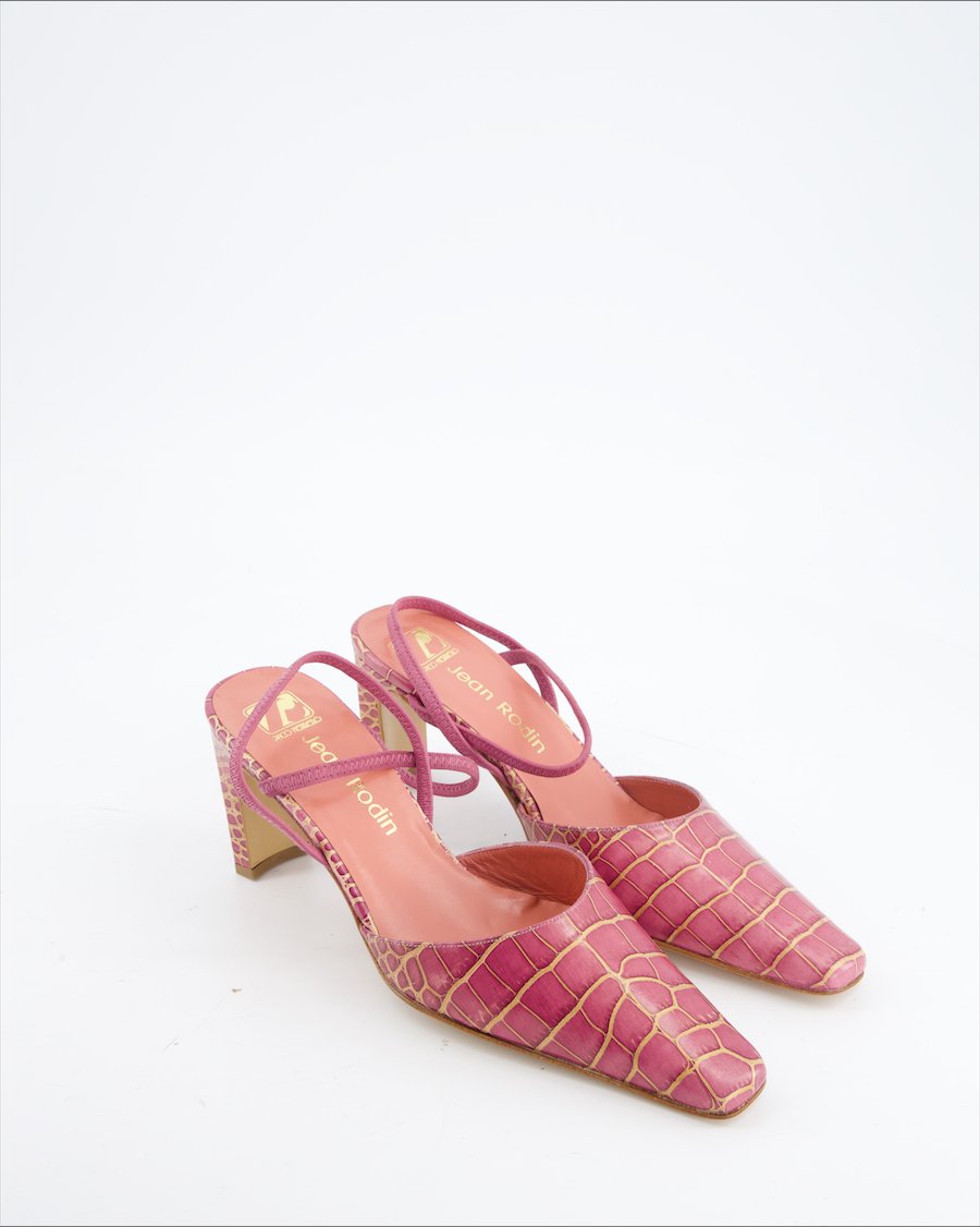 Jean Rodin Heels Leather Purple Eu 39