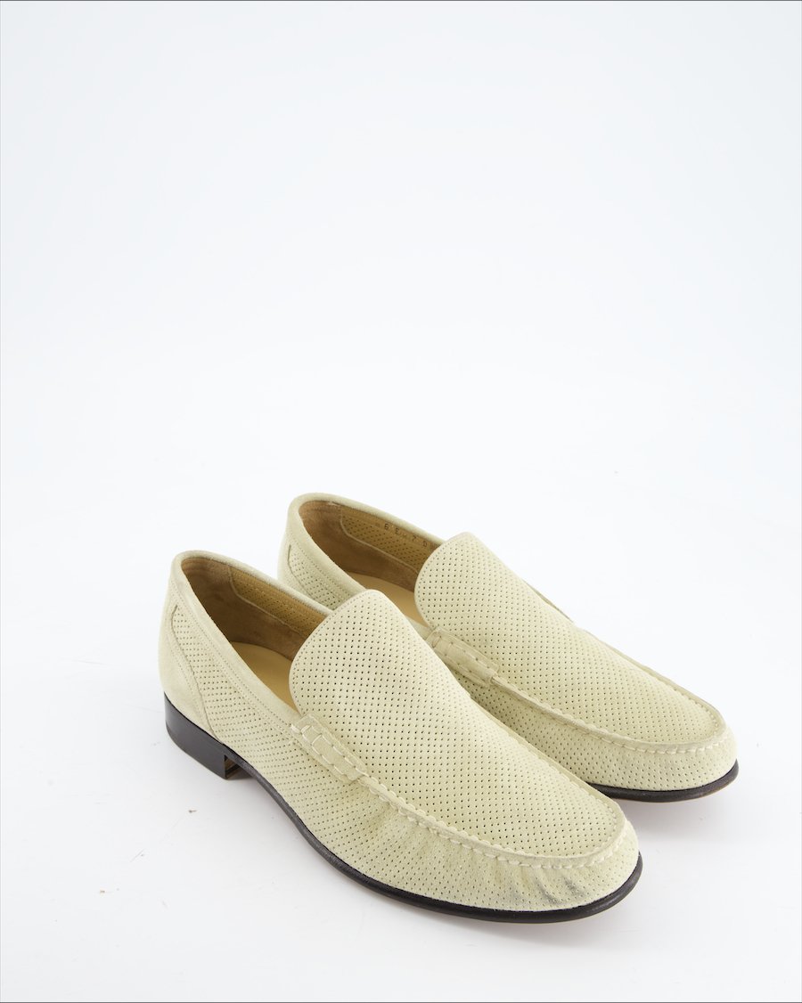 Bally Flats Suede Beige Eu 40