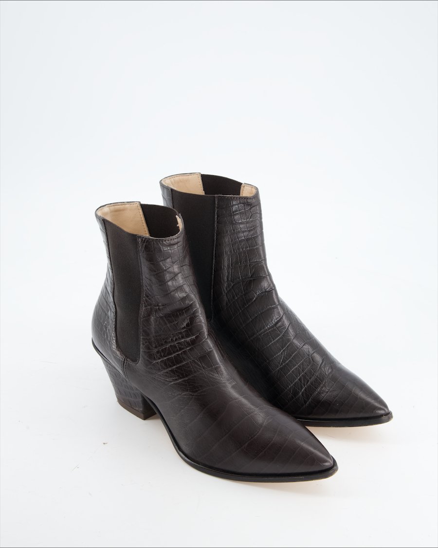 AGL Boots Leather Brown Eu 37.5