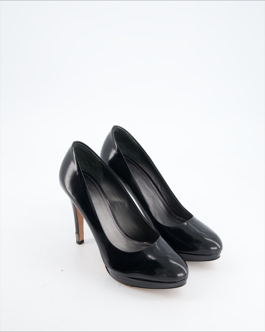 Navyboot Heels Leather Black Eu 37