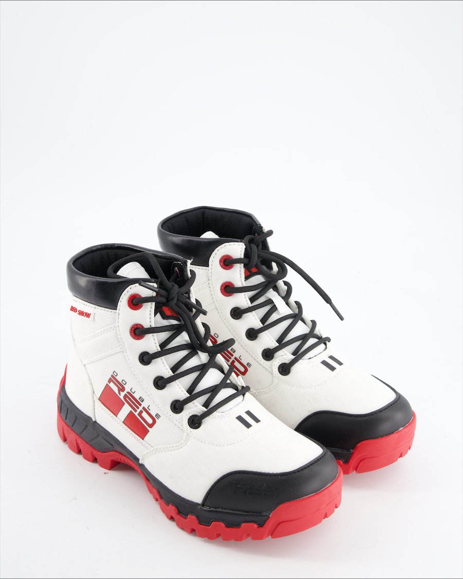 Double Red Trainers Cloth White Eu 38