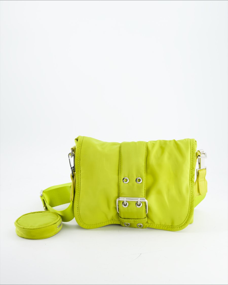 Topshop Crossbody Bag Cloth Green