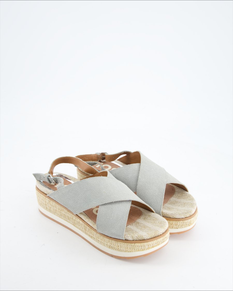 Gioseppo Sandals Leather Grey Eu 39