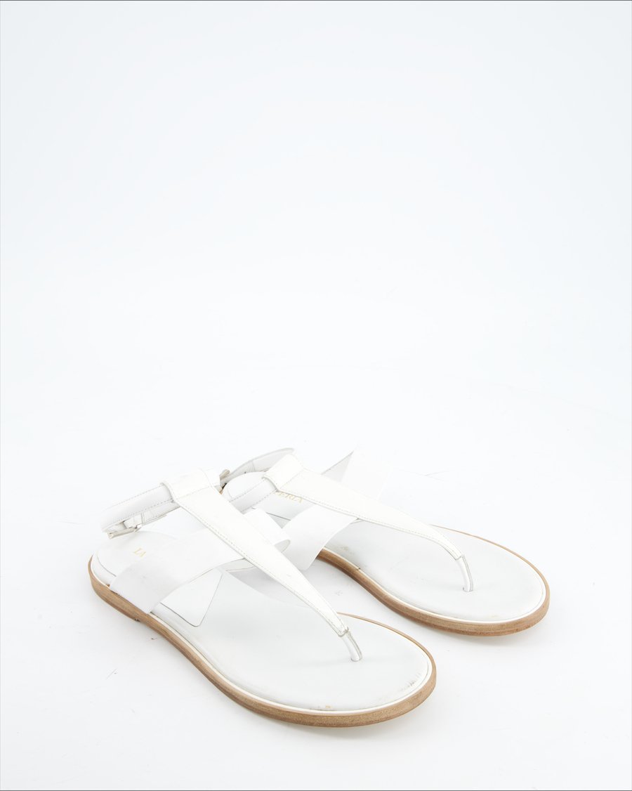 Julia Haart Sandals Leather White Eu 37