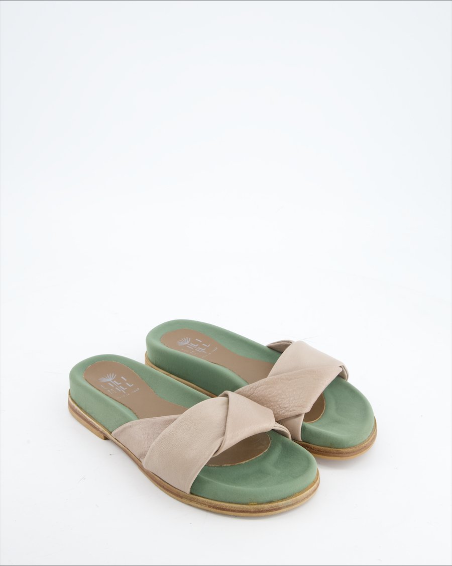 Lili Mill Sandals Leather Beige Eu 37