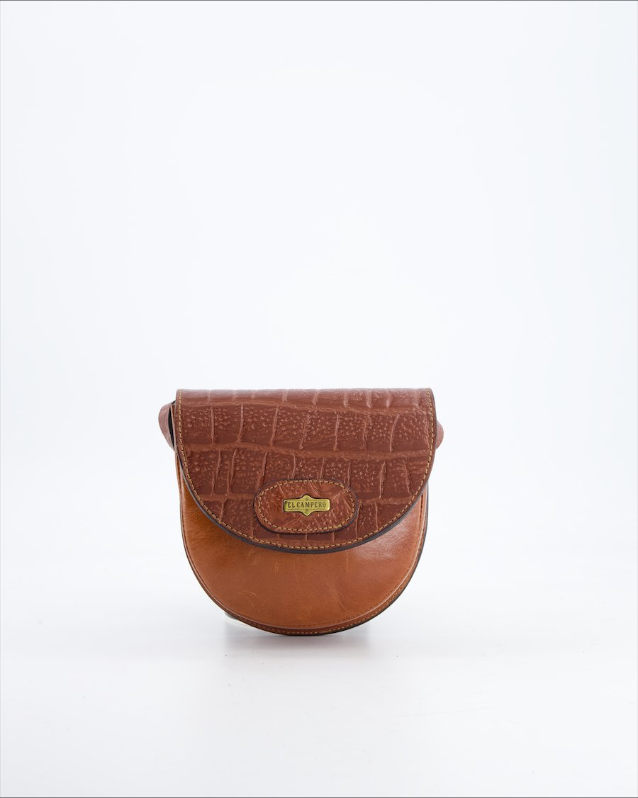 El Campero Crossbody Bag Leather Brown