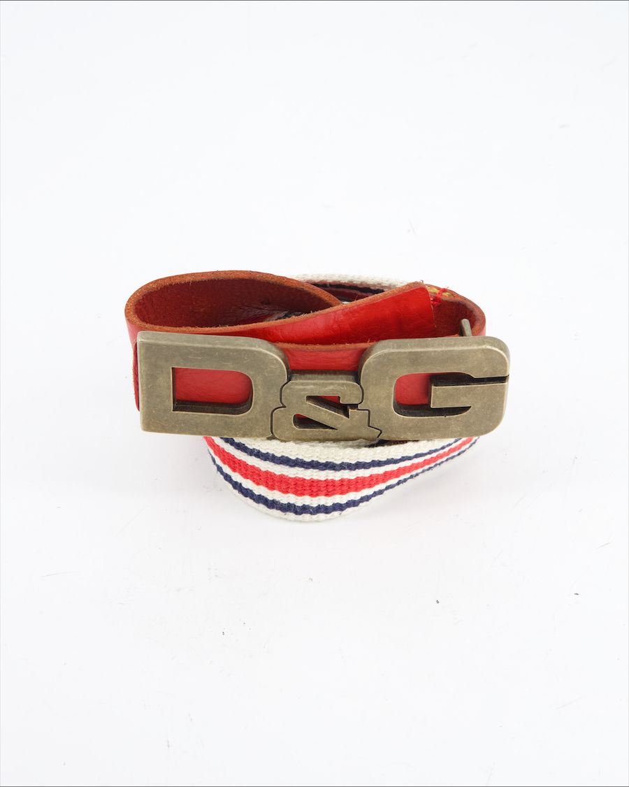 Dolce & Gabbana Belt Cloth White