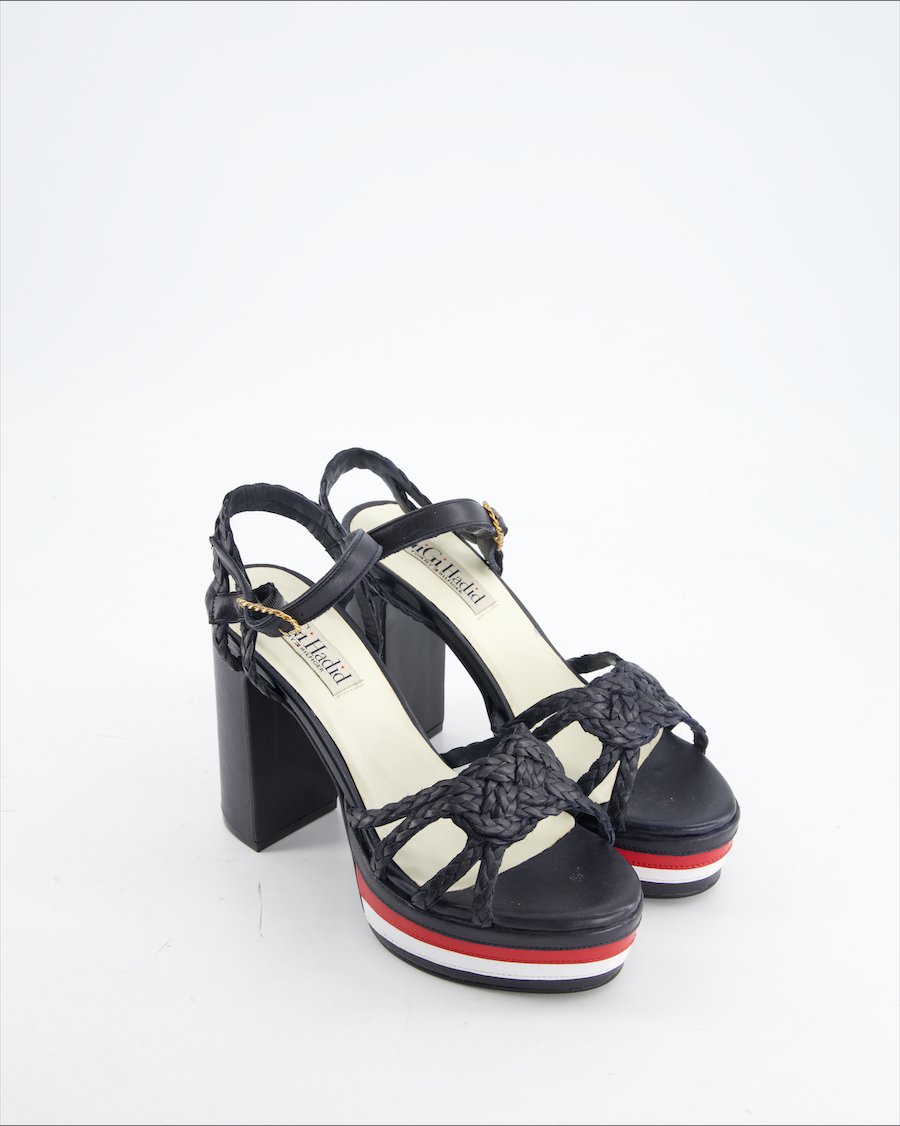 Gigi Hadid x Tommy Hilfiger Heels Leather Navy Eu 36