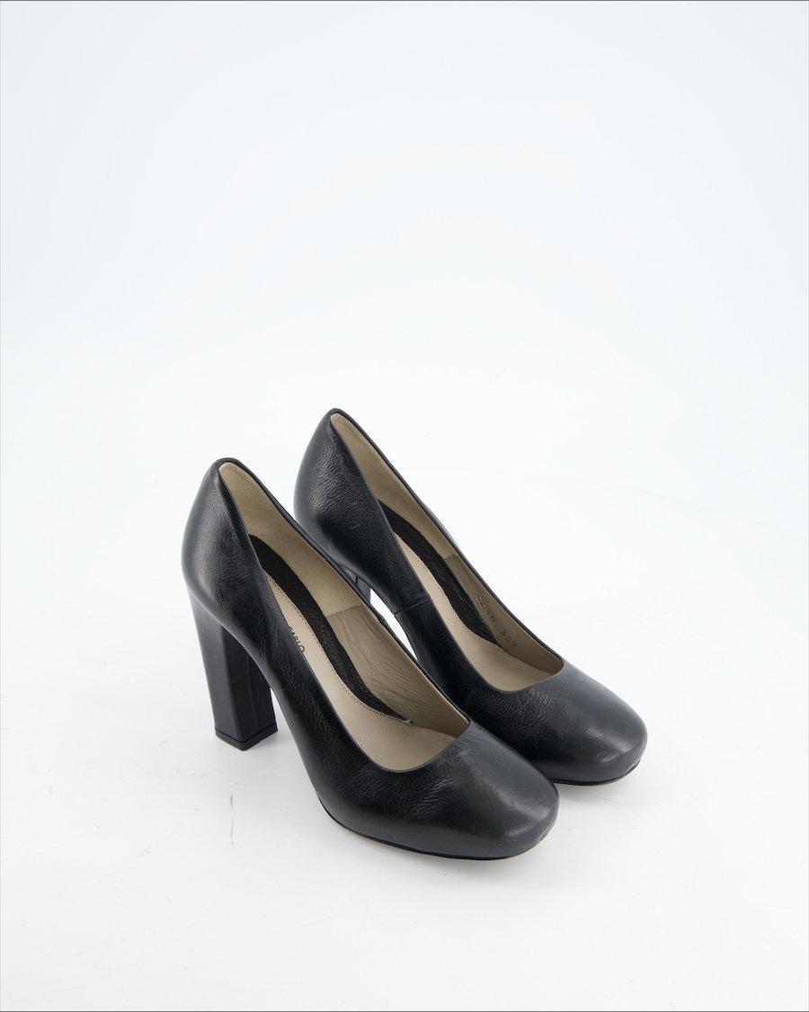 Roberto Del Carlo Heels Leather Black Eu 35.5