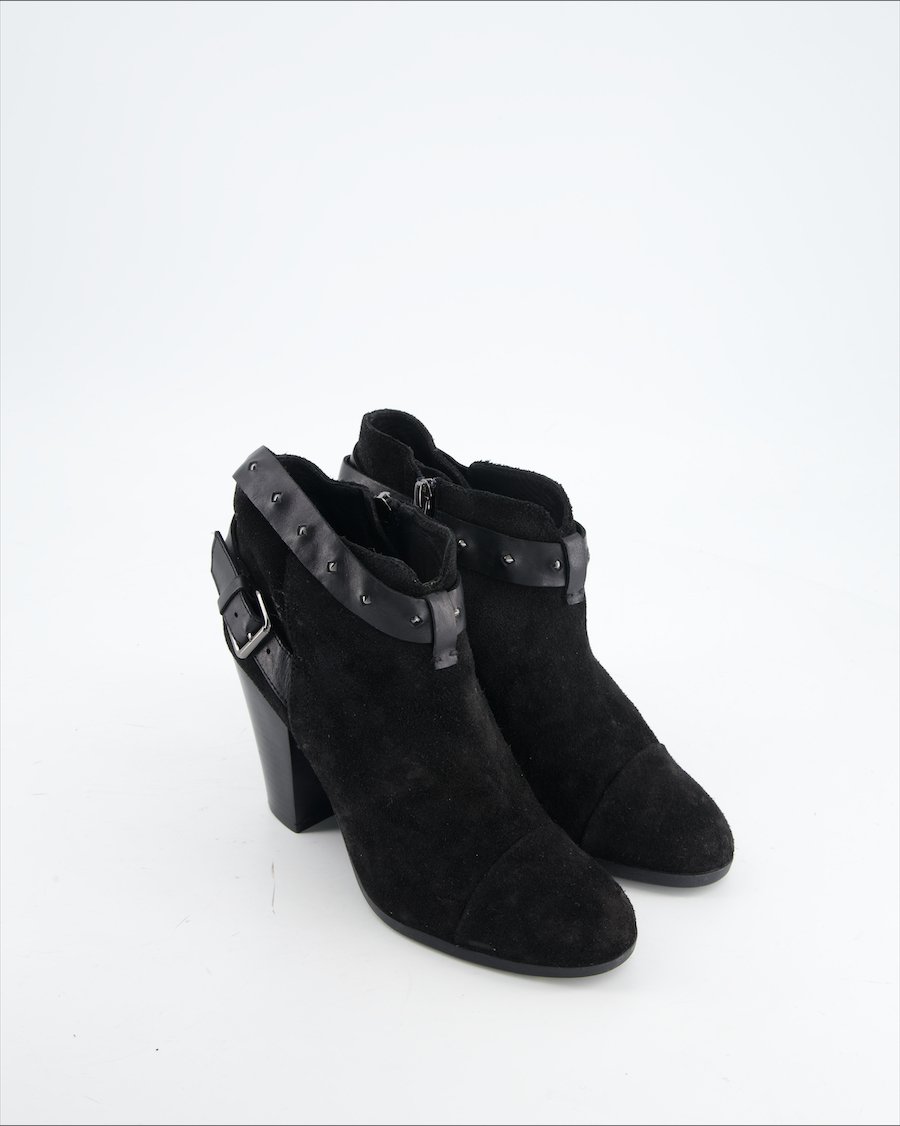 Geox Heels Suede Black Eu 38