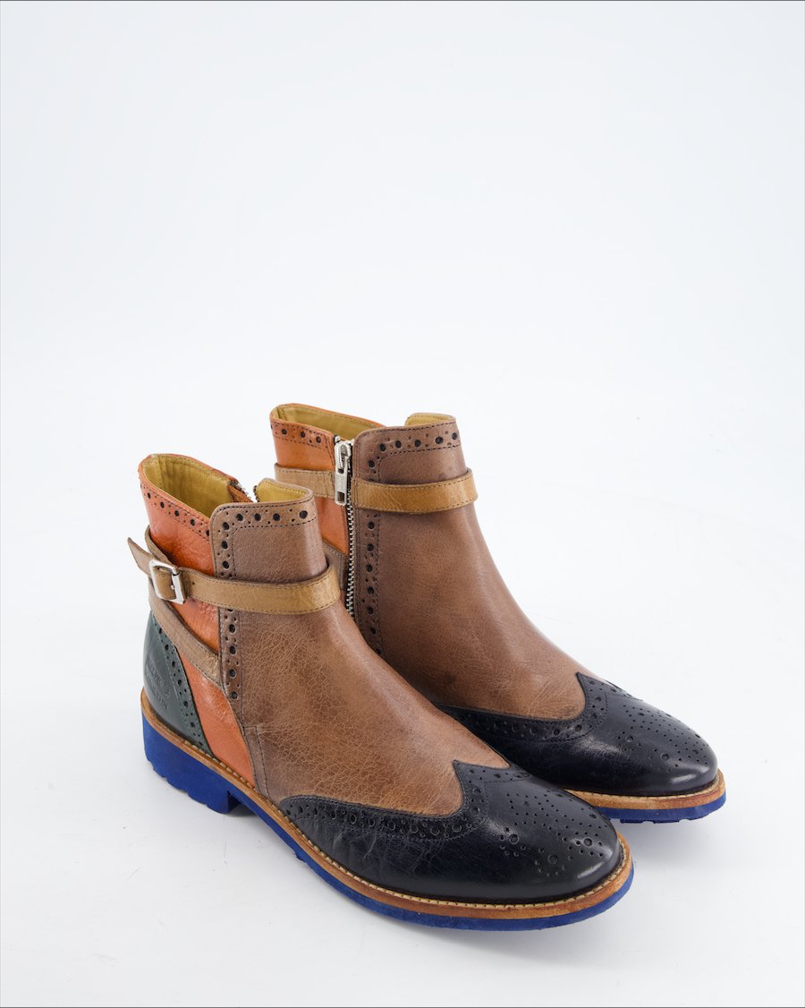 Melvin & Hamilton Boots Leather Brown Eu 37
