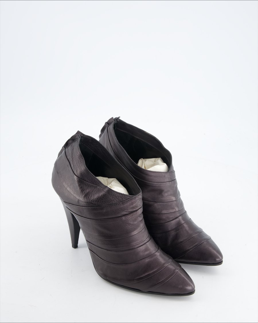 Rodolphe Menudier Heels Leather Grey Eu 40