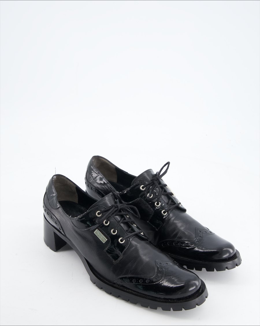 Luciano Padovan Flats Leather Black Eu 41.5