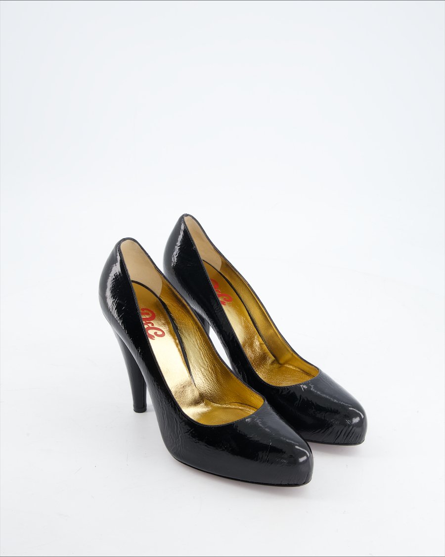 Dolce & Gabbana Heels Leather Black Eu 37