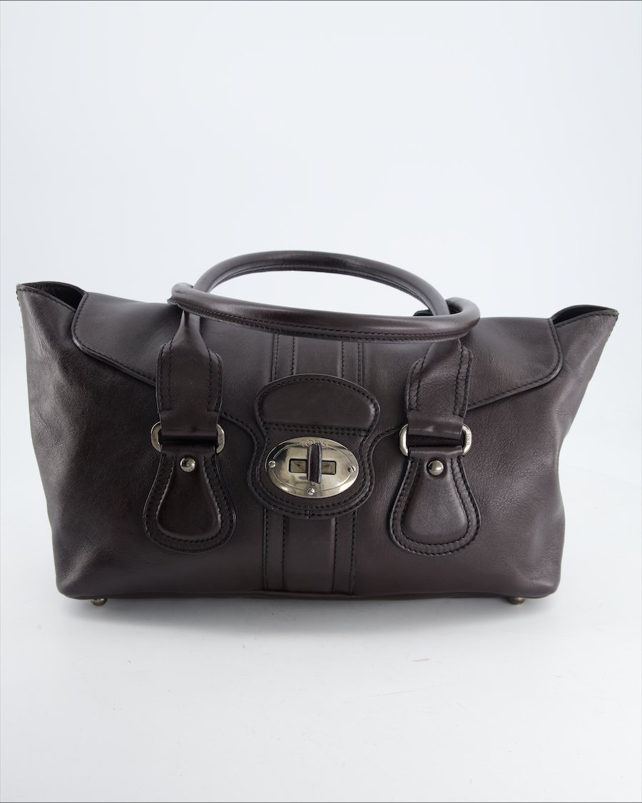 Tod's Tote Bag Leather Brown