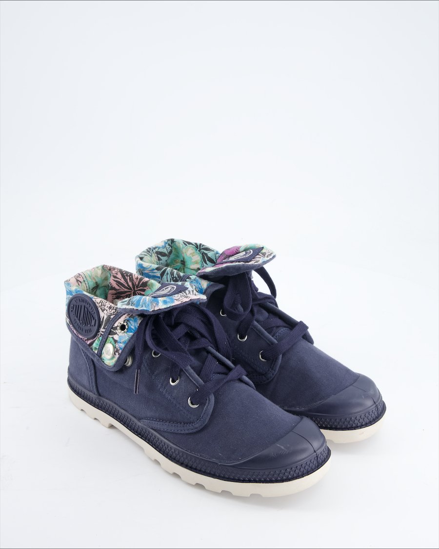 Palladium Trainers Cloth Navy EU 40