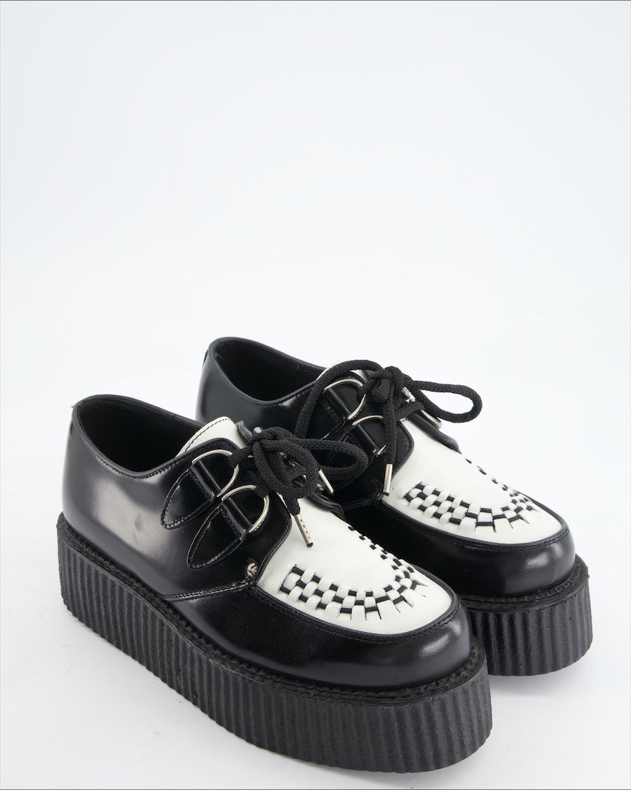 Booster flats Leather Black EU 38