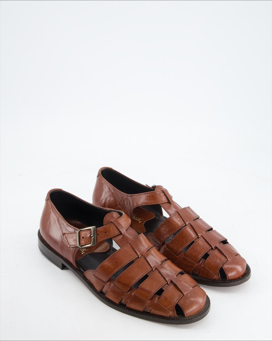 Giuseppe Rossi Flats Leather Brown Eu 42