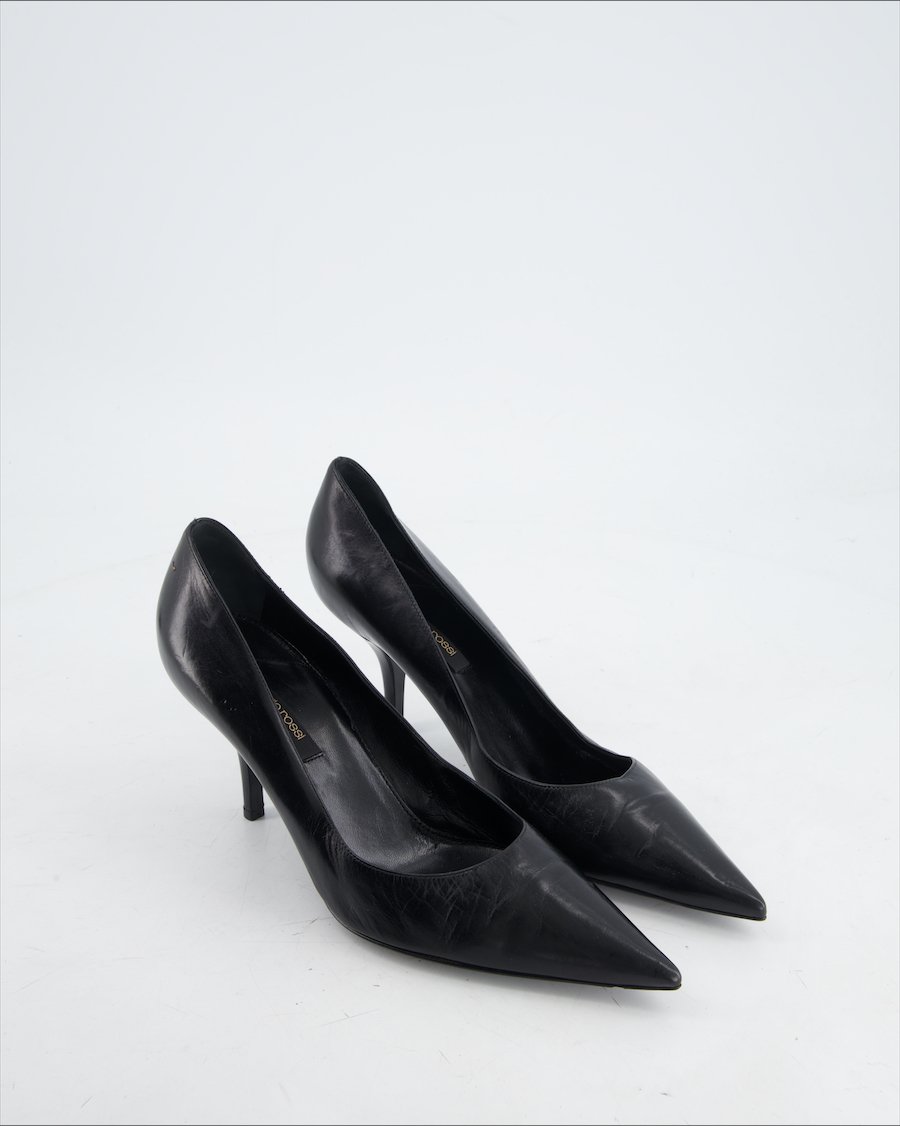 Sergio Rossi Heels Leather Black Eu 40
