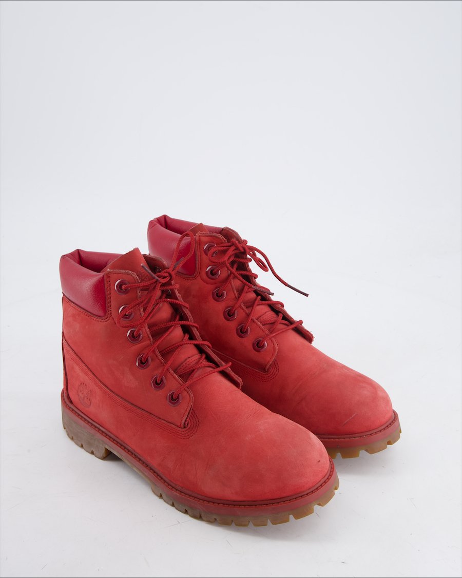 Timberland Boots Suede Red Eu 38