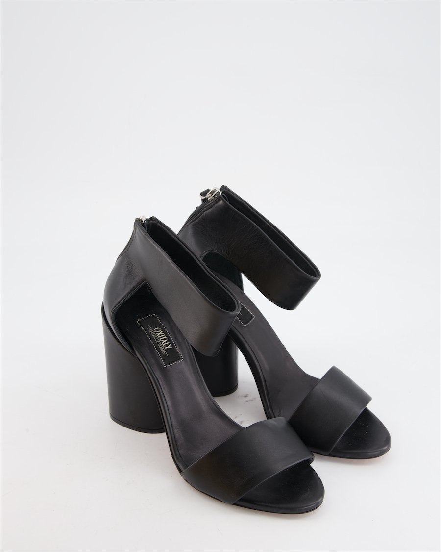 Oxitaly Heels Leather Black Eu 40