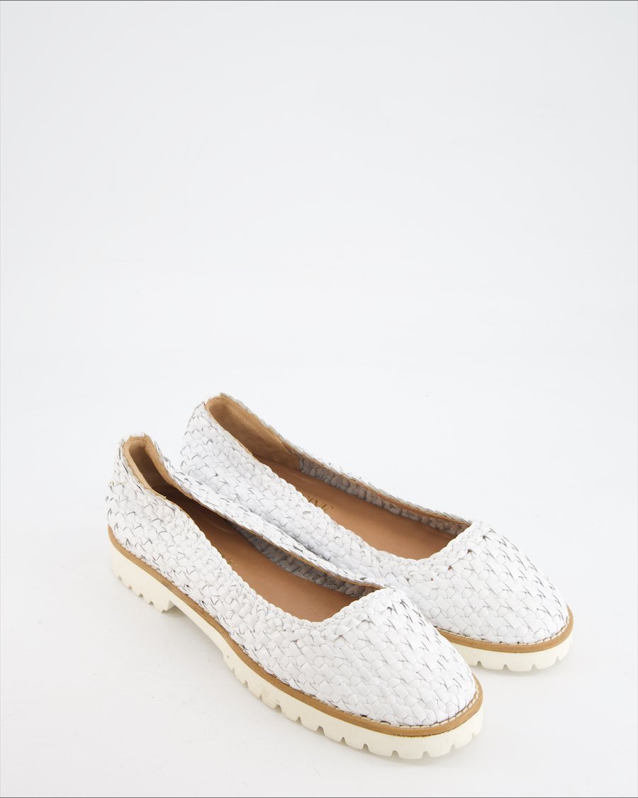 Madeleine Flats Leather White Eu 40