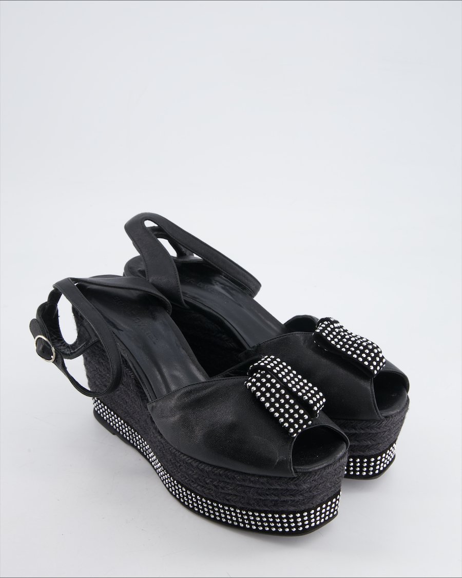 Sonia Rykiel sandals Leather Black Eu 39