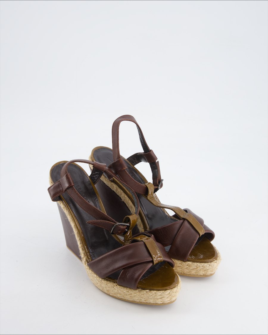 Max Mara Weekend sandals Leather Brown Eu 38