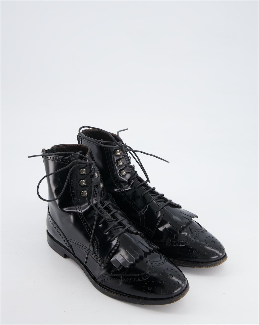 AGL Boots Leather Black Eu 35.5