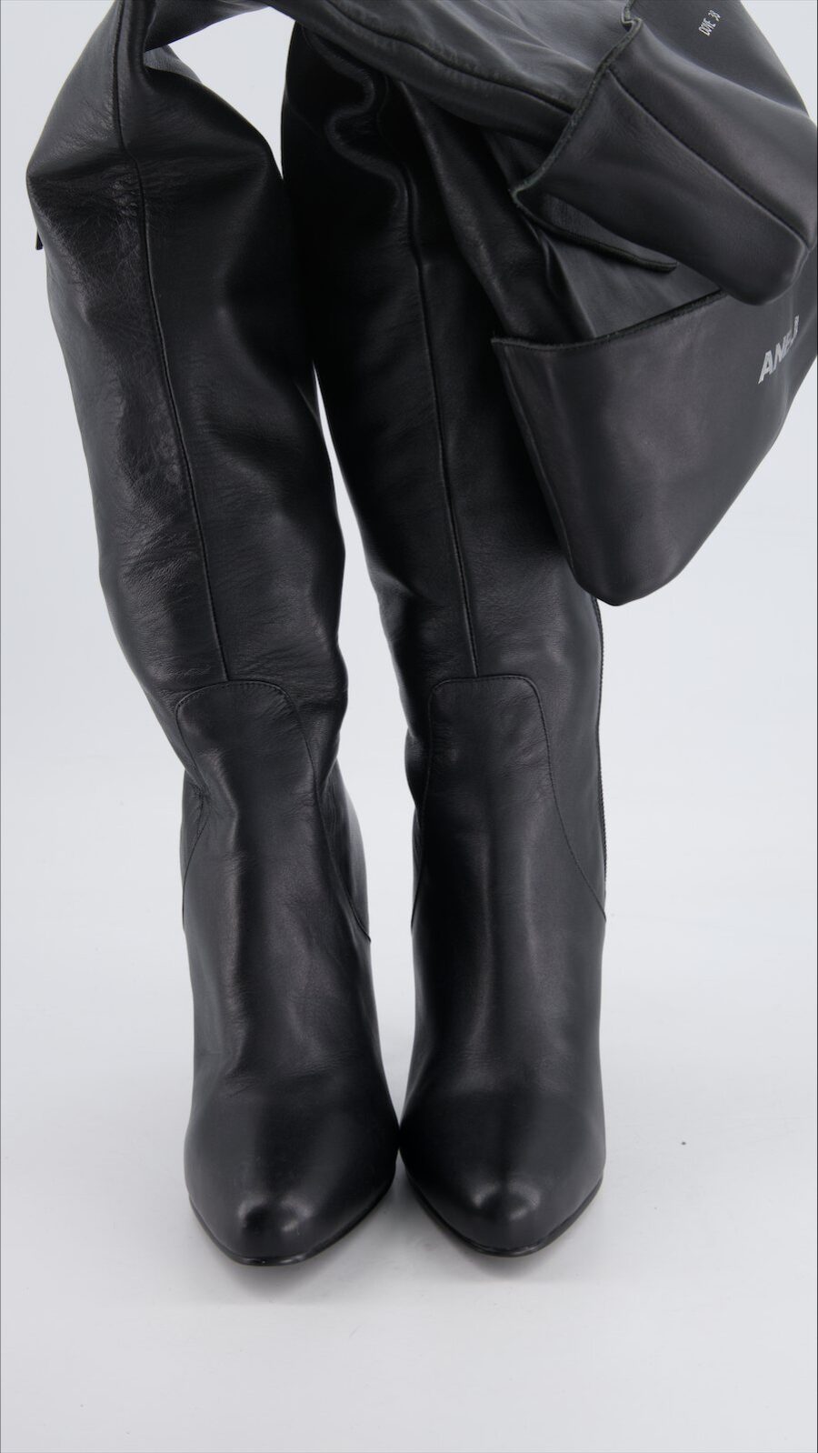 Aneu boots Leather Black Eu 38 - immagine 4