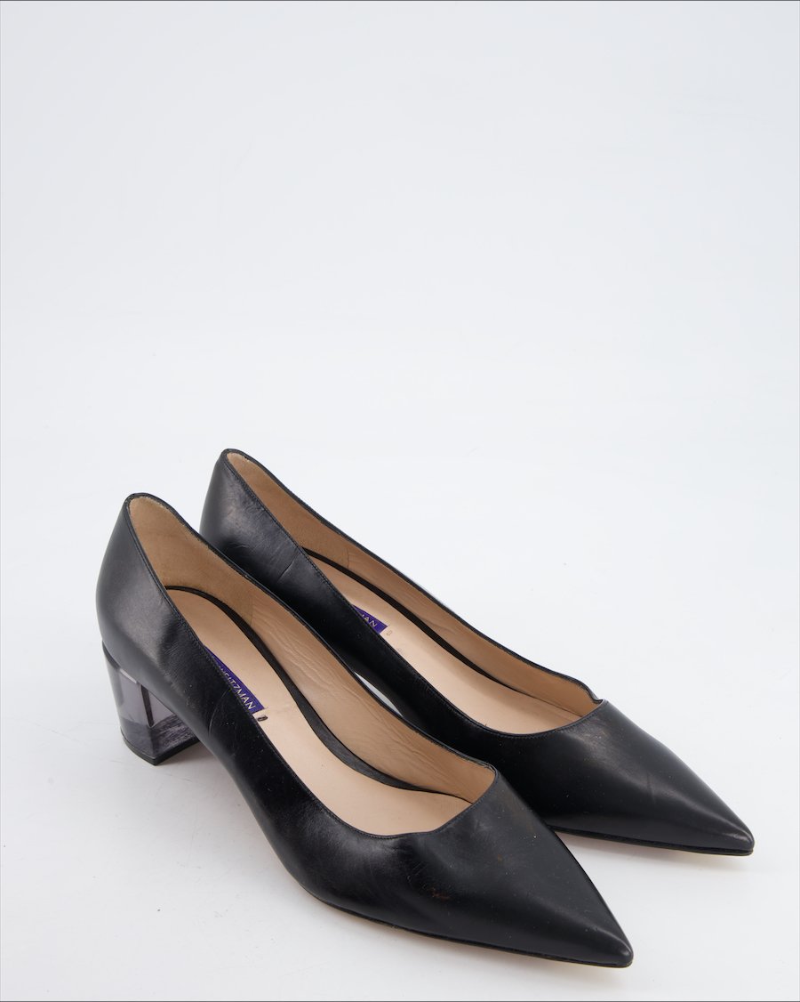 Stuart Weitzman heels Leather Black Eu 40.5