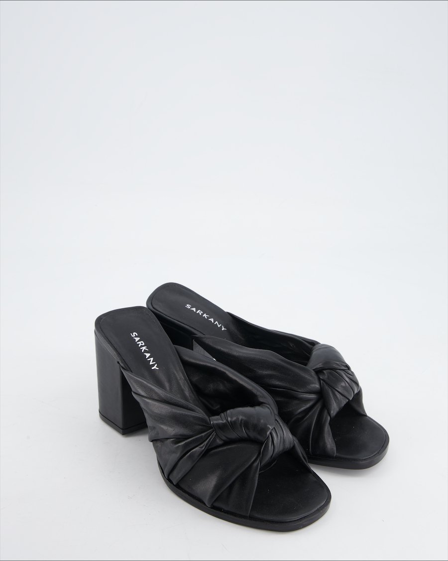 Sarkany Heels Leather Black Eu 39