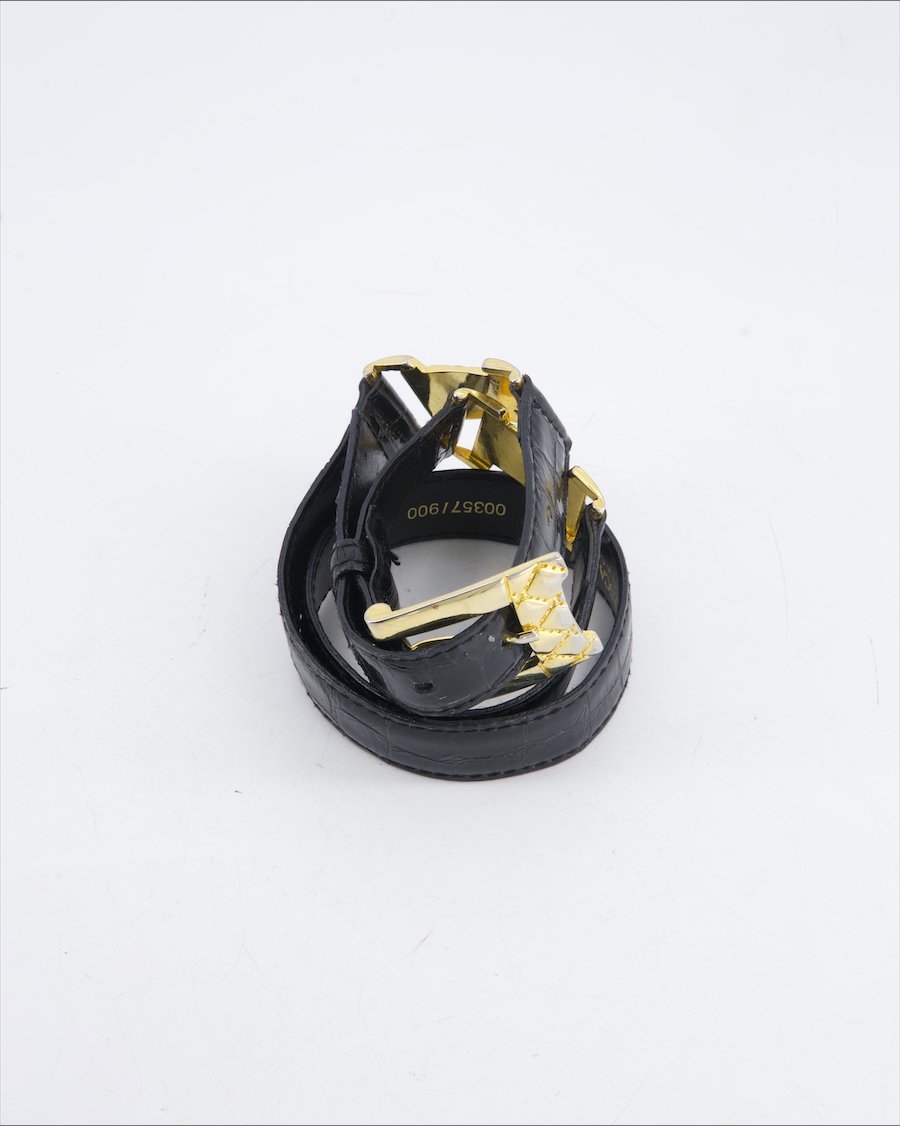 Escada Belt Leather Black