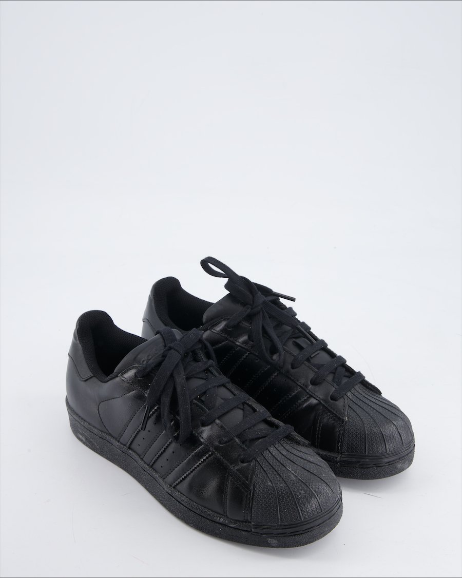 Adidas Trainers Leather Black Eu 38.5