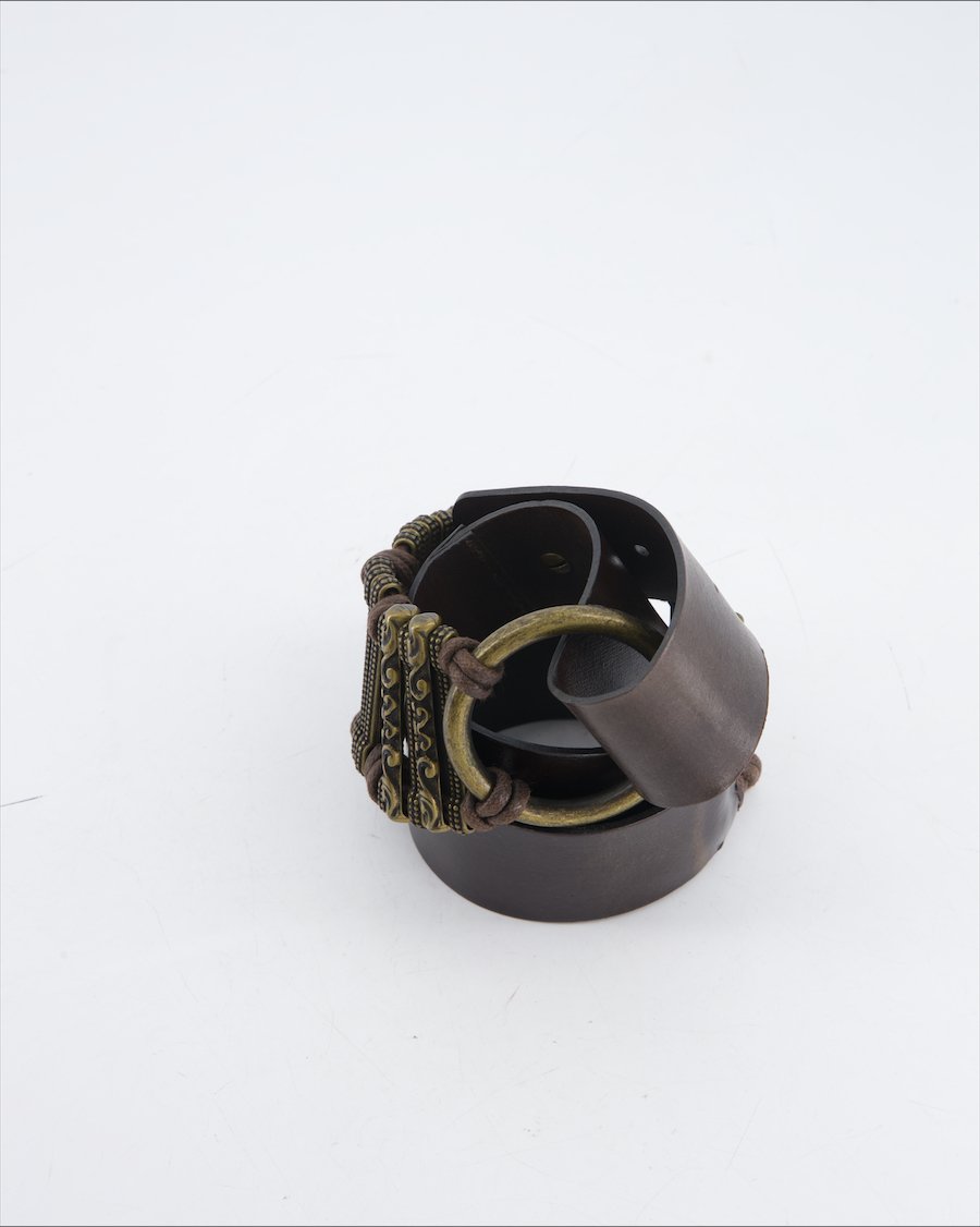 H&M Belt Leather Brown