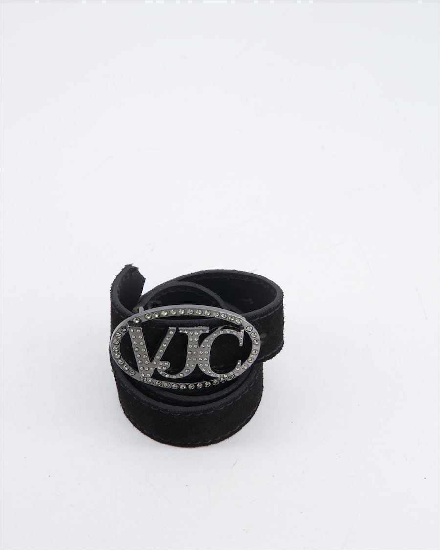 Versace Jeans Couture Belt Suede Black