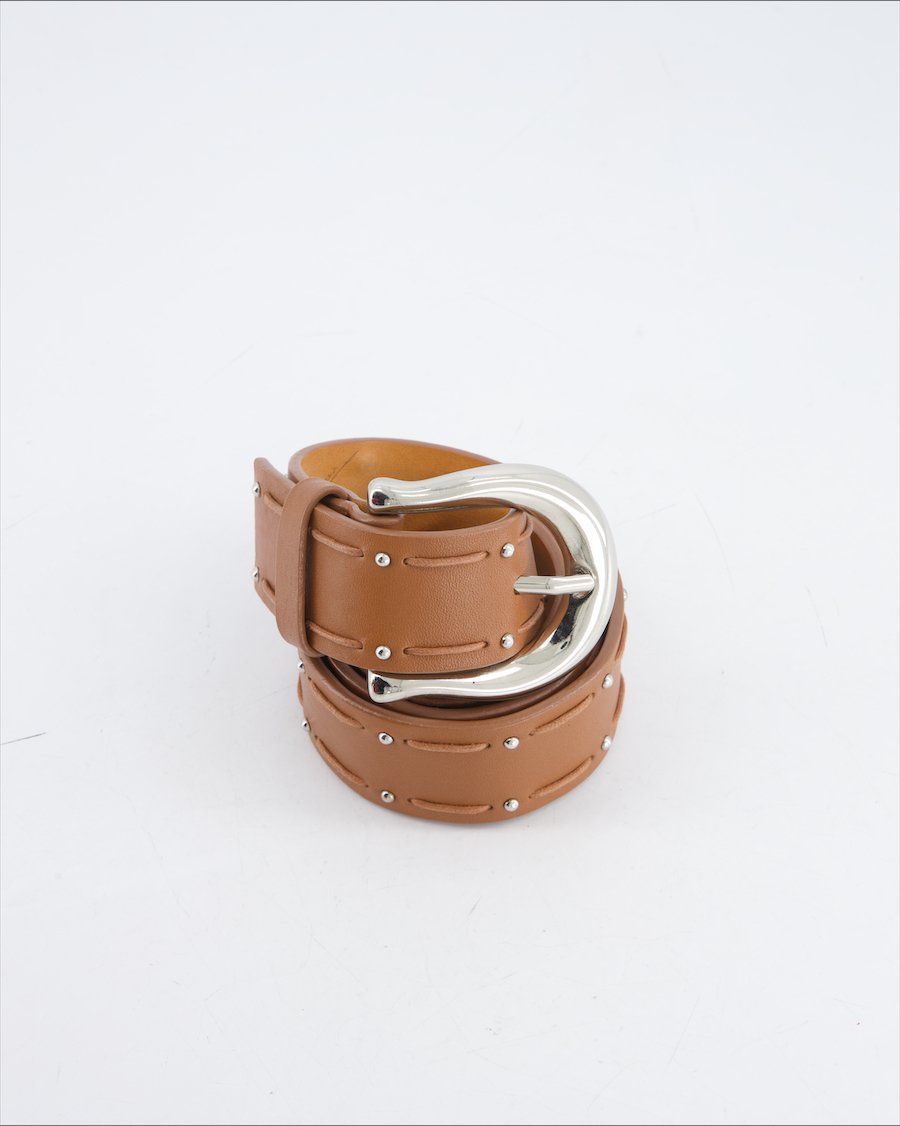 Orciani Belt Leather Brown