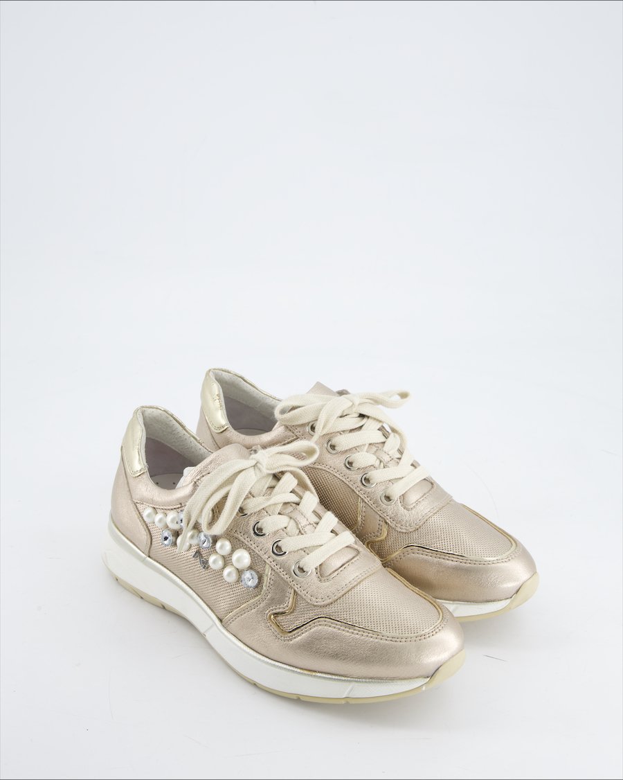 Nero Giardini Trainers Leather Gold Eu 37