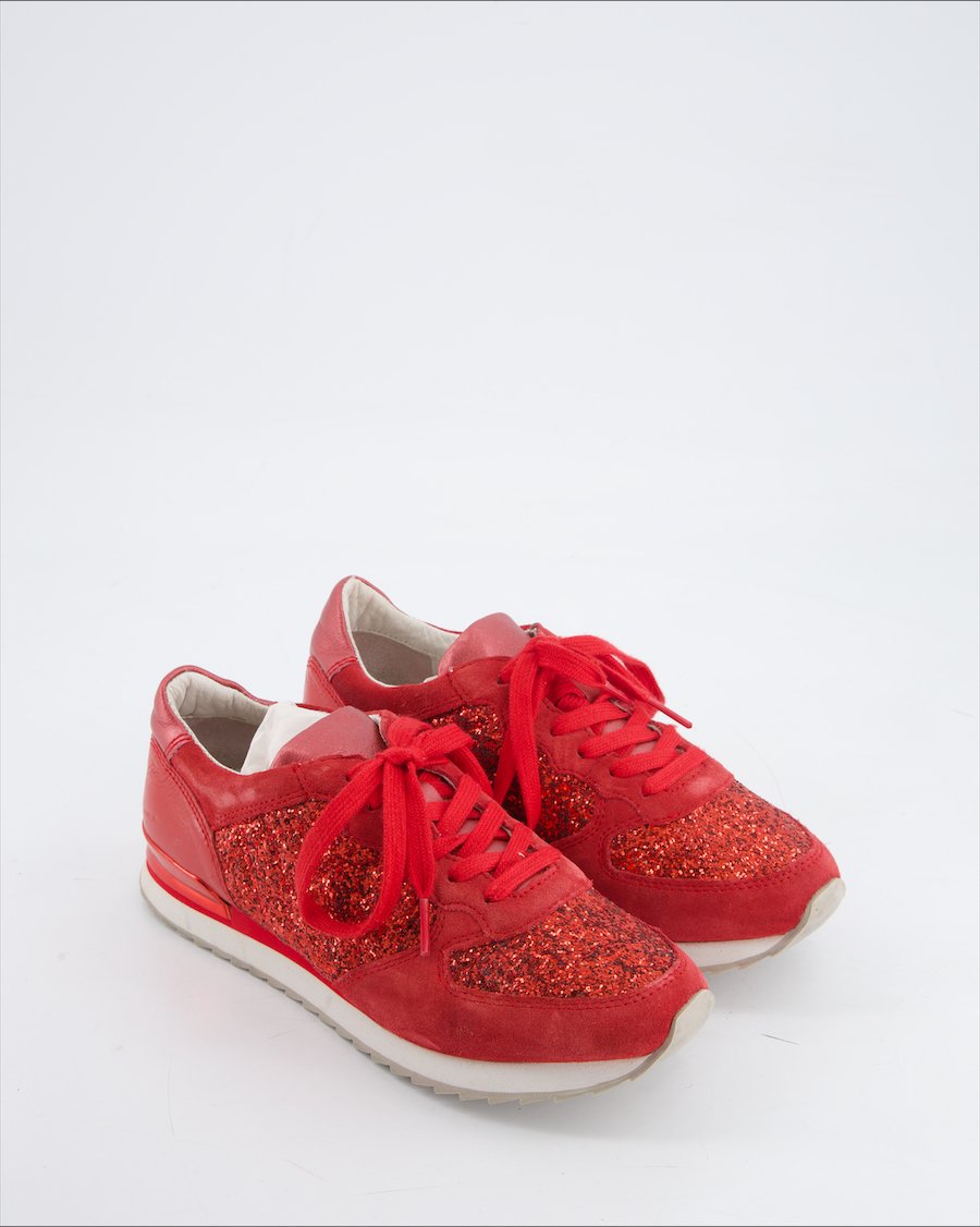 Navyboot Trainers Suede Red Eu 37