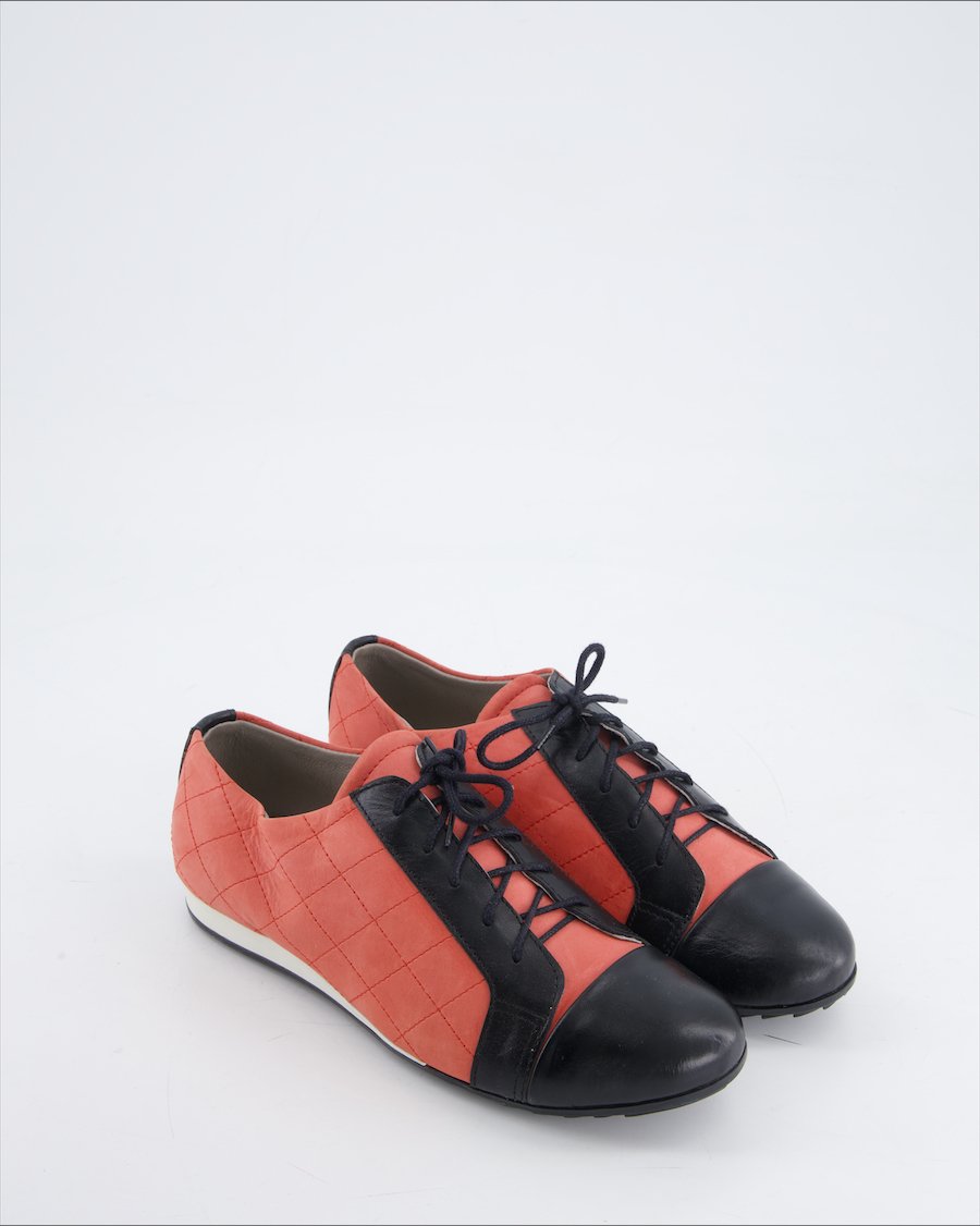Zapato Flats Suede Red Eu 37